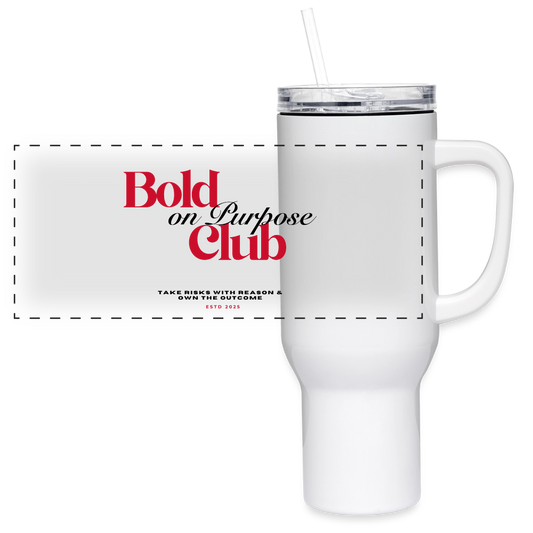 Bold on Purpose Club Mug - white