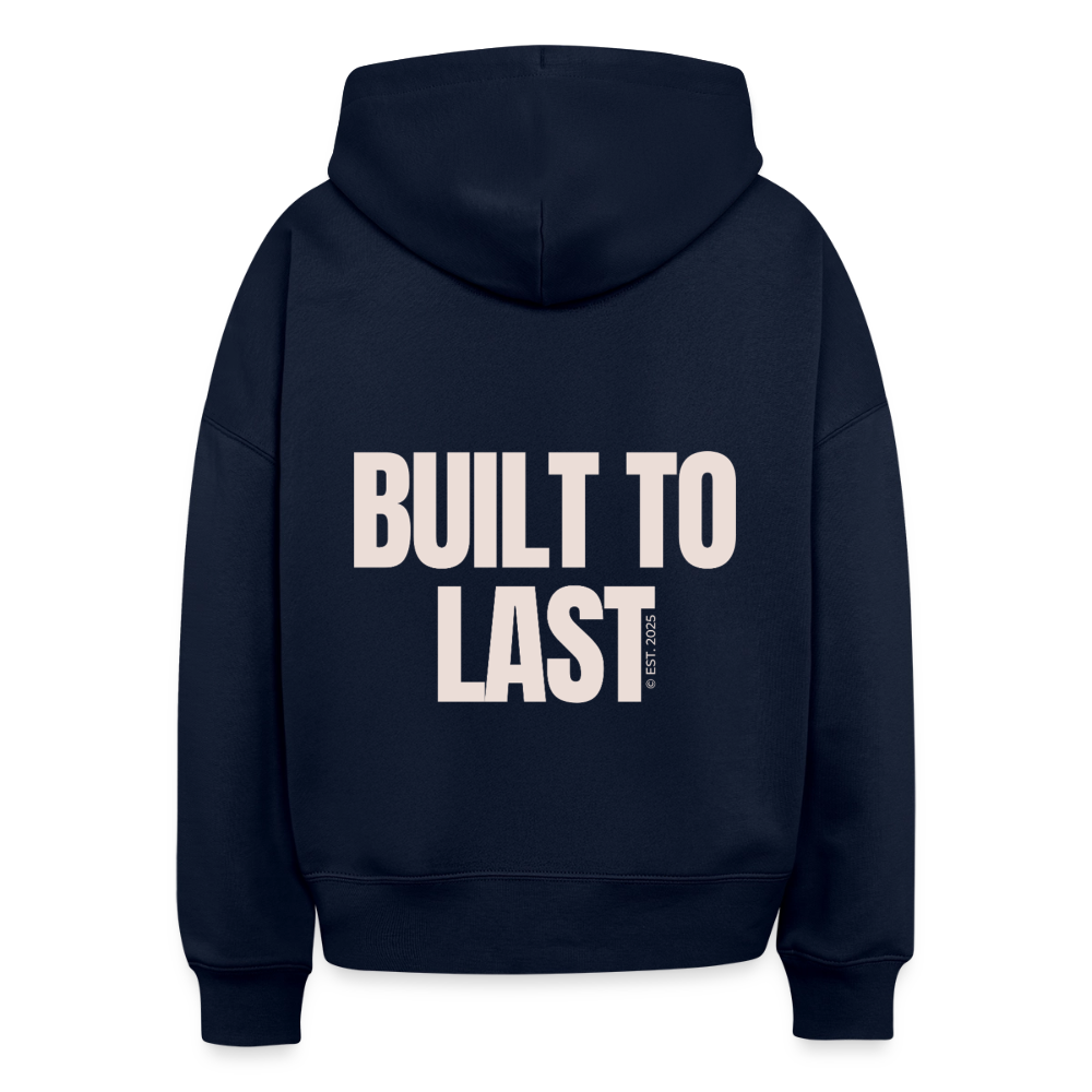 Built to last Boxy Hoodie - french navy
