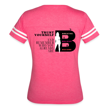 Trust Yourself Vintage Sport T-Shirt - vintage pink/white