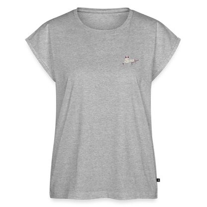 Decide Focus Move Roll Cuff  T-Shirt - heather grey
