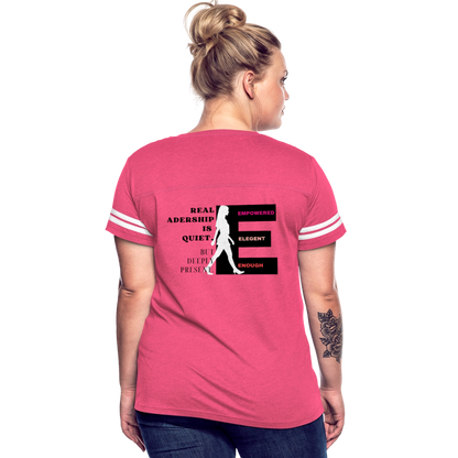 Real Leadership Vintage Sport T-Shirt - vintage pink/white