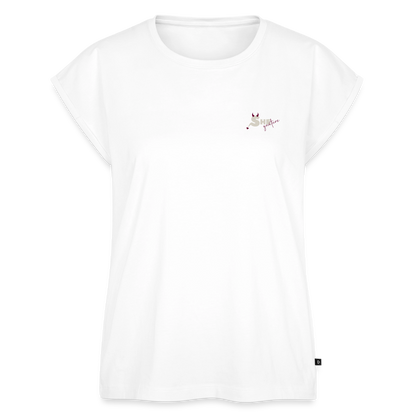 Decide Focus Move Roll Cuff  T-Shirt - white