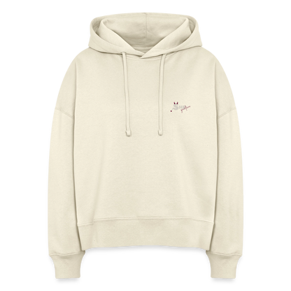 Dream Work Trust Boxy Hoodie - natural raw