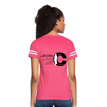 Soft Tones Vintage Sport T-Shirt - vintage pink/white