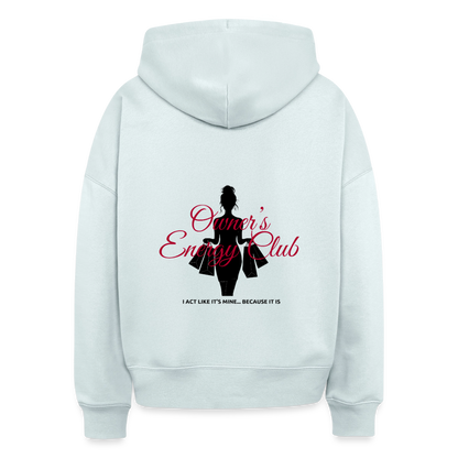 Owner's Energy Club Boxy Hoodie - blue ice