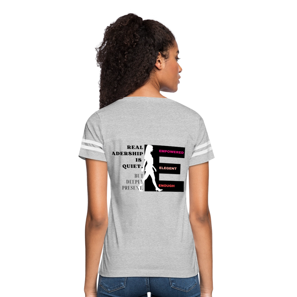 Real Leadership Vintage Sport T-Shirt - heather gray/white