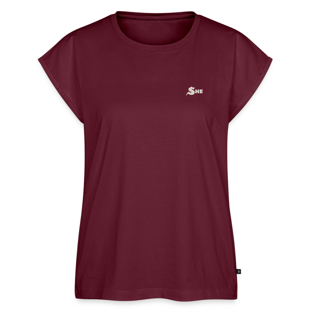 Calm. Clear. Decisive. T-Shirt - burgundy