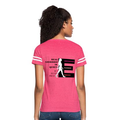 Real Leadership Vintage Sport T-Shirt - vintage pink/white