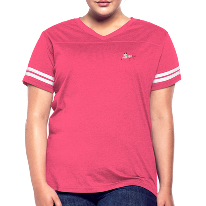 No Room For Luck Vintage Sport T-Shirt - vintage pink/white