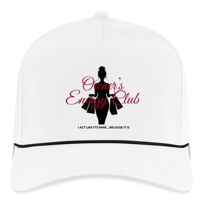 Owner's Energy Club Cap - white/black