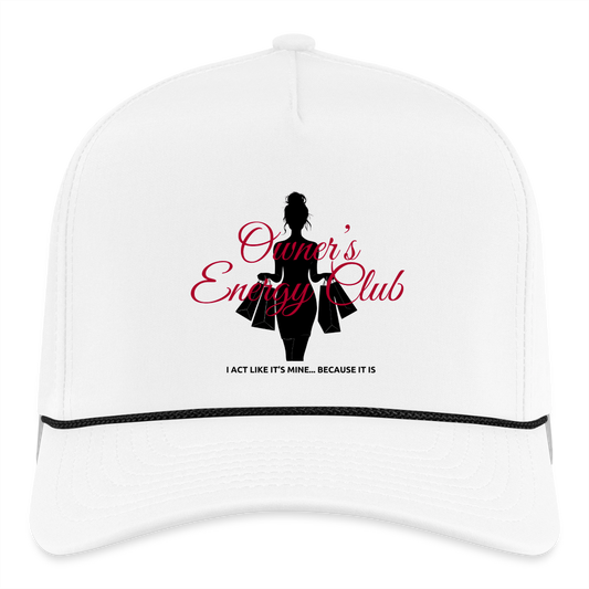Owner's Energy Club Cap - white/black