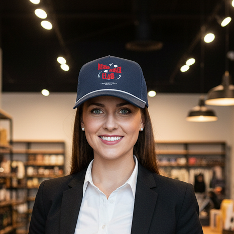 Decision Maker Club Cap - navy/white