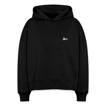 Built to last Boxy Hoodie - black