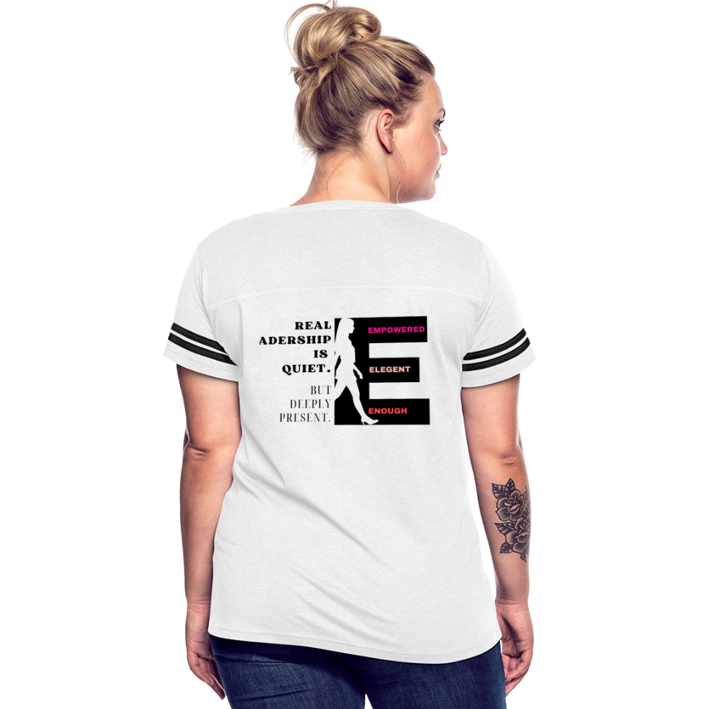 Real Leadership Vintage Sport T-Shirt - white/black