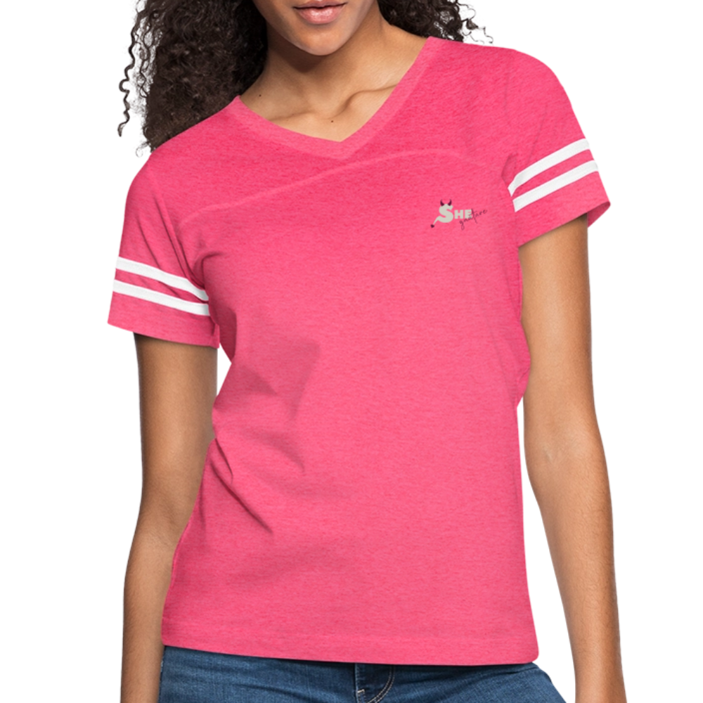 No Room For Luck Vintage Sport T-Shirt - vintage pink/white