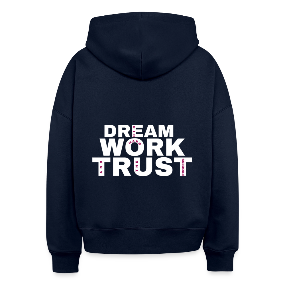 Dream Work Trust Hoodie - french navy