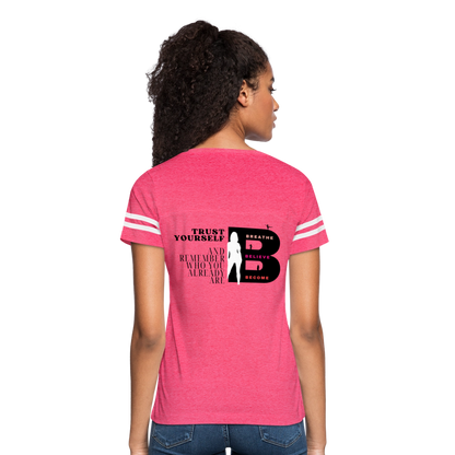Trust Yourself Vintage Sport T-Shirt - vintage pink/white