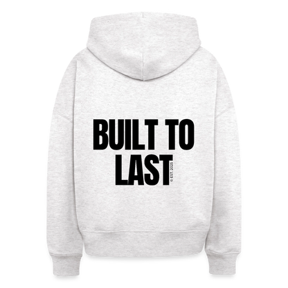 Built too last Boxy Hoodie - cool heather grey