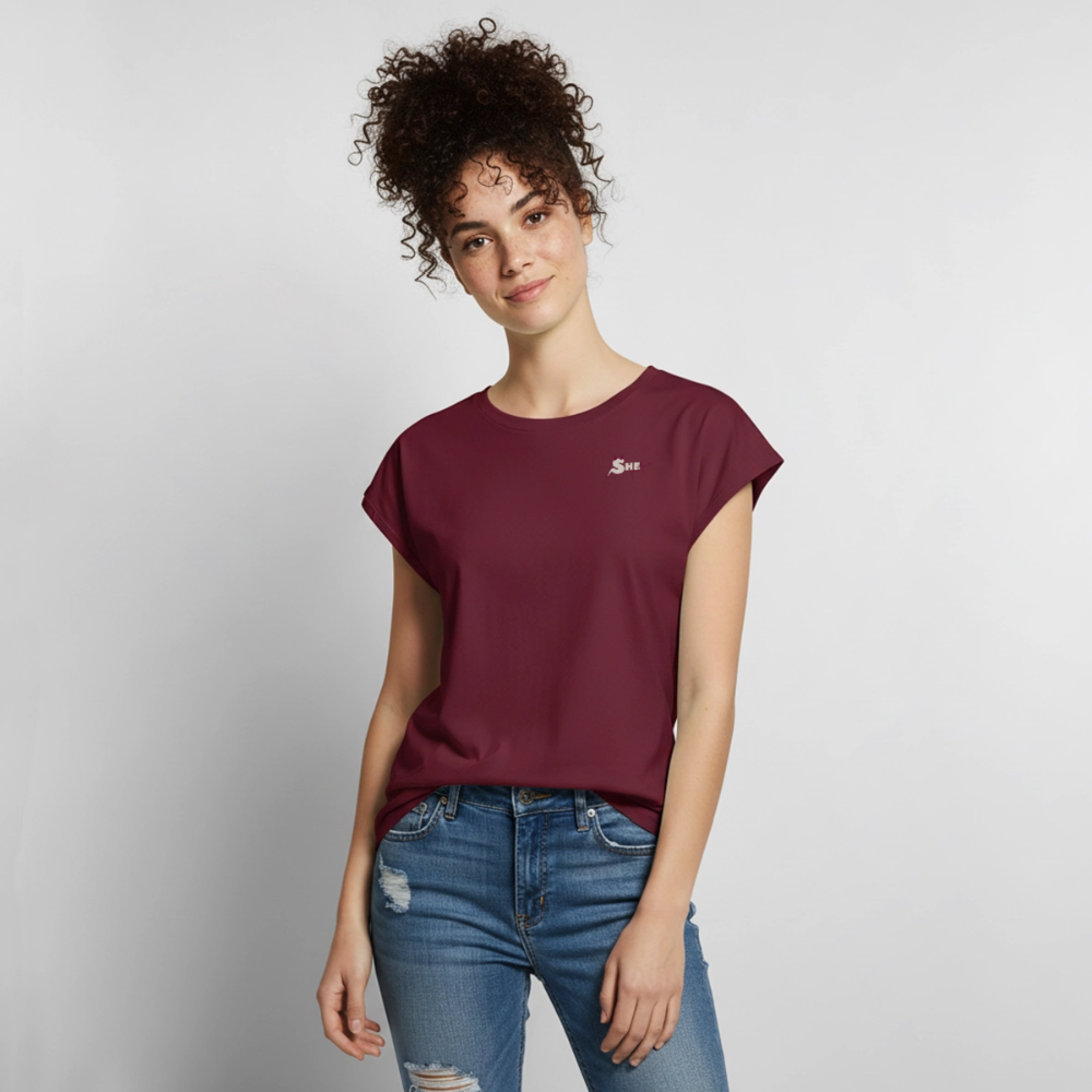 Calm. Clear. Decisive. T-Shirt - burgundy