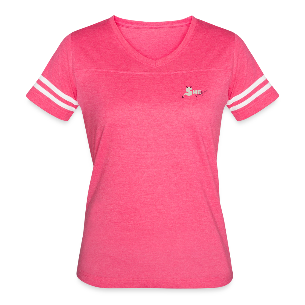 No Room For Luck Vintage Sport T-Shirt - vintage pink/white