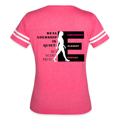 Real Leadership Vintage Sport T-Shirt - vintage pink/white