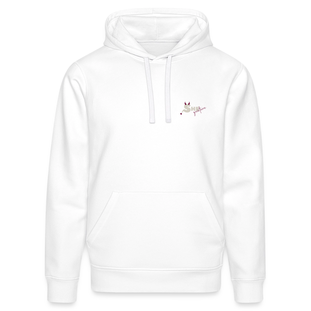 She knows her worth Hoodie - white