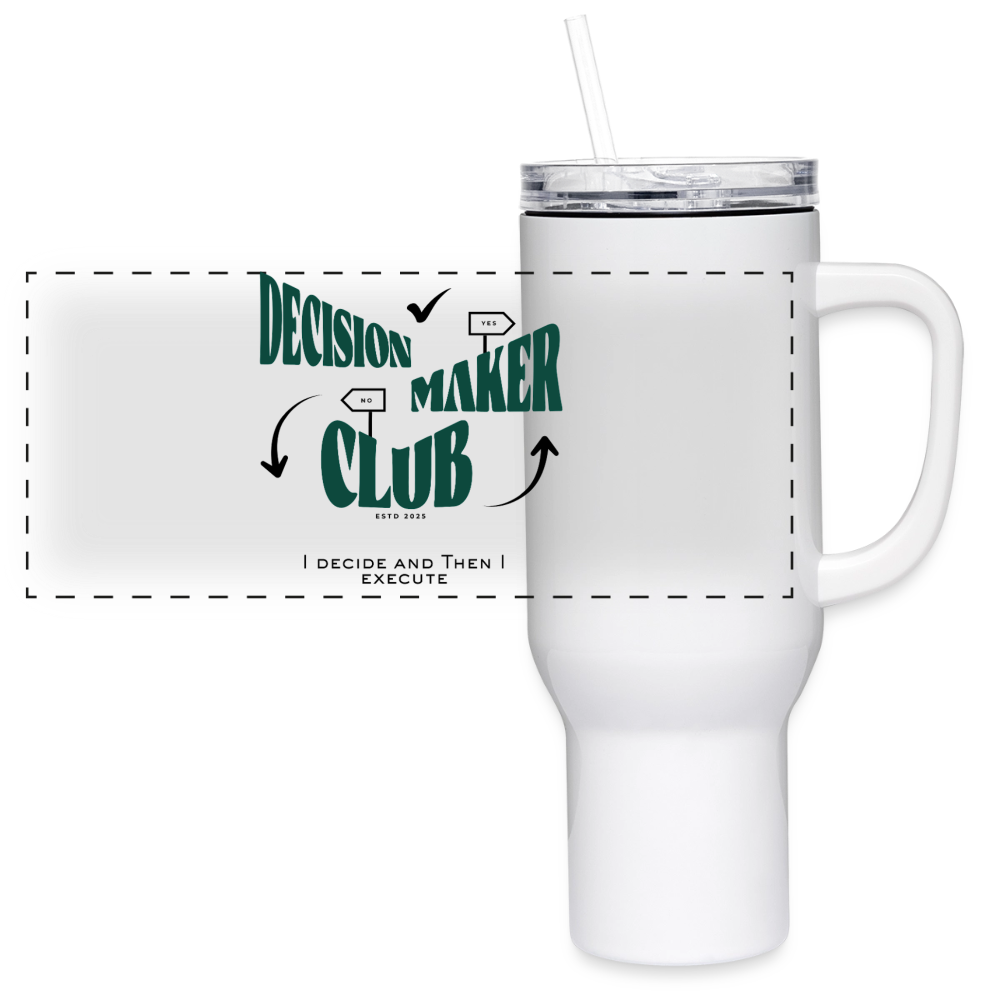 Decision Maker Club Mug - white
