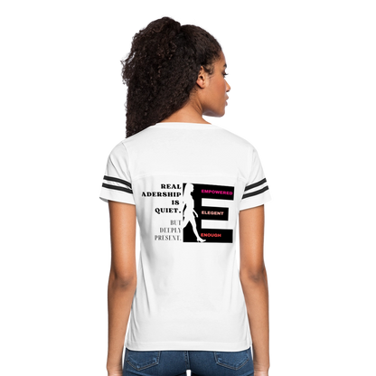 Real Leadership Vintage Sport T-Shirt - white/black