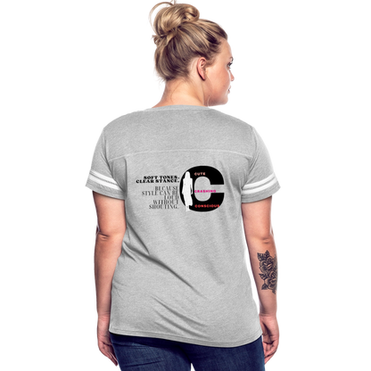 Soft Tones Vintage Sport T-Shirt - heather gray/white