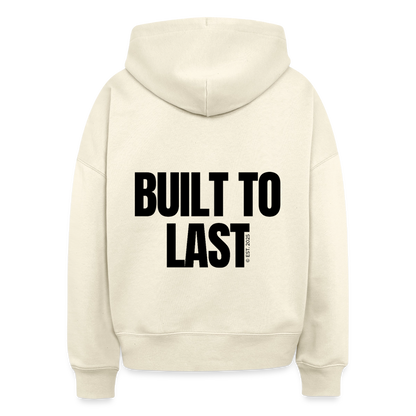 Built too last Boxy Hoodie - natural raw