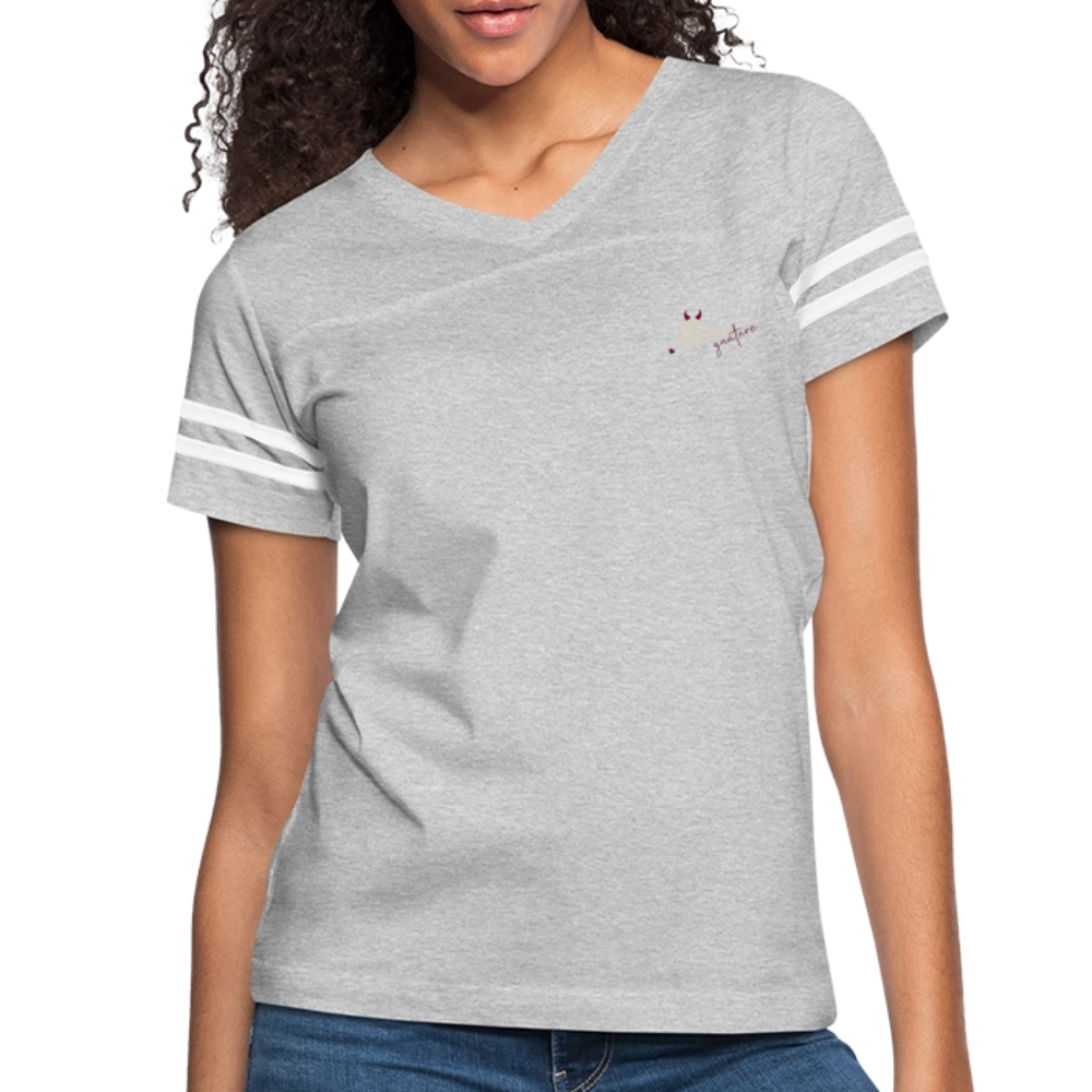 Trust Yourself Vintage Sport T-Shirt - heather gray/white