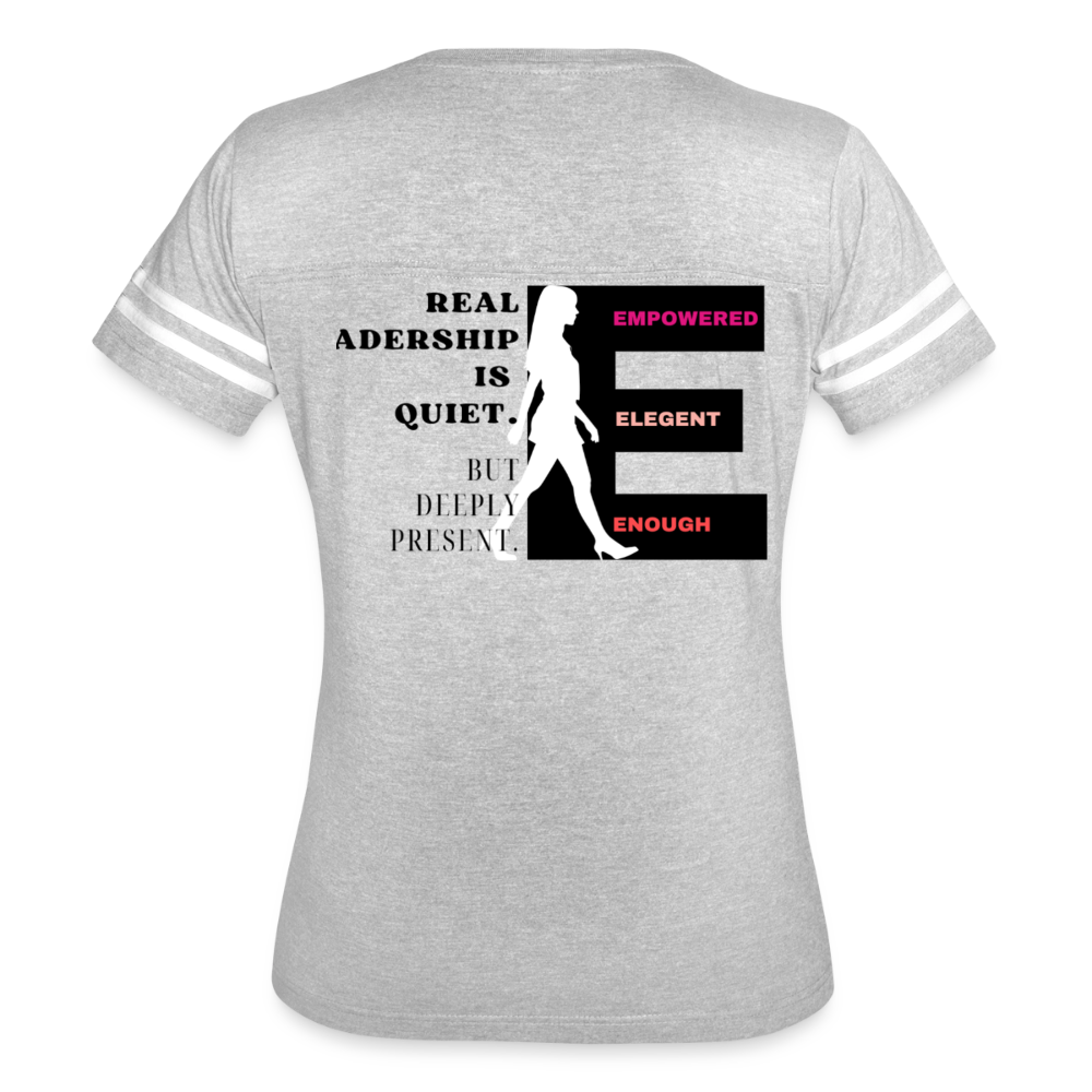 Real Leadership Vintage Sport T-Shirt - heather gray/white