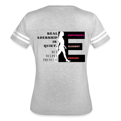 Real Leadership Vintage Sport T-Shirt - heather gray/white