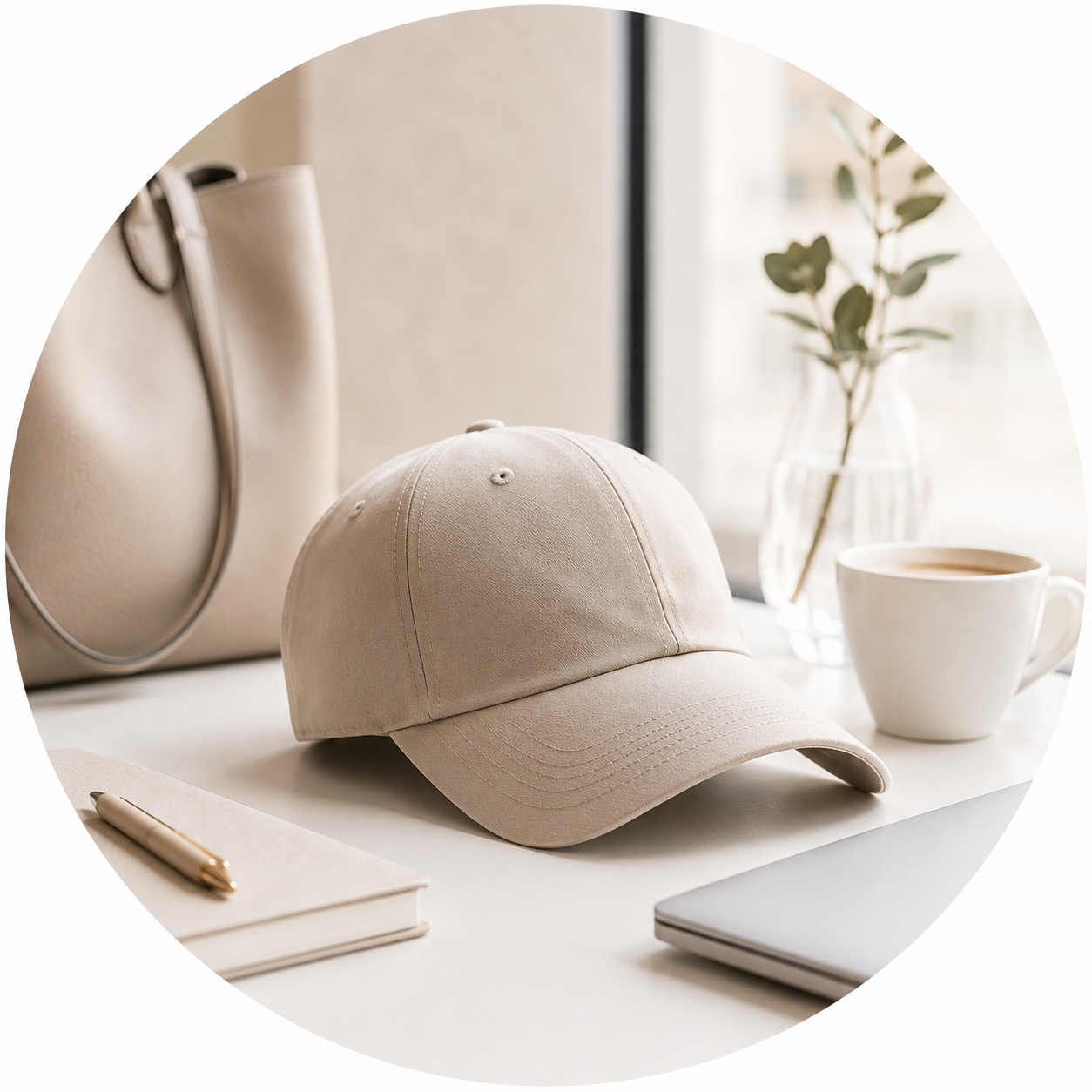 Business casual caps for women in reduced workday looks